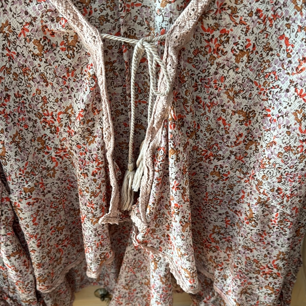 Free People Boho Cardigan Tie Top - Picture 11 of 13